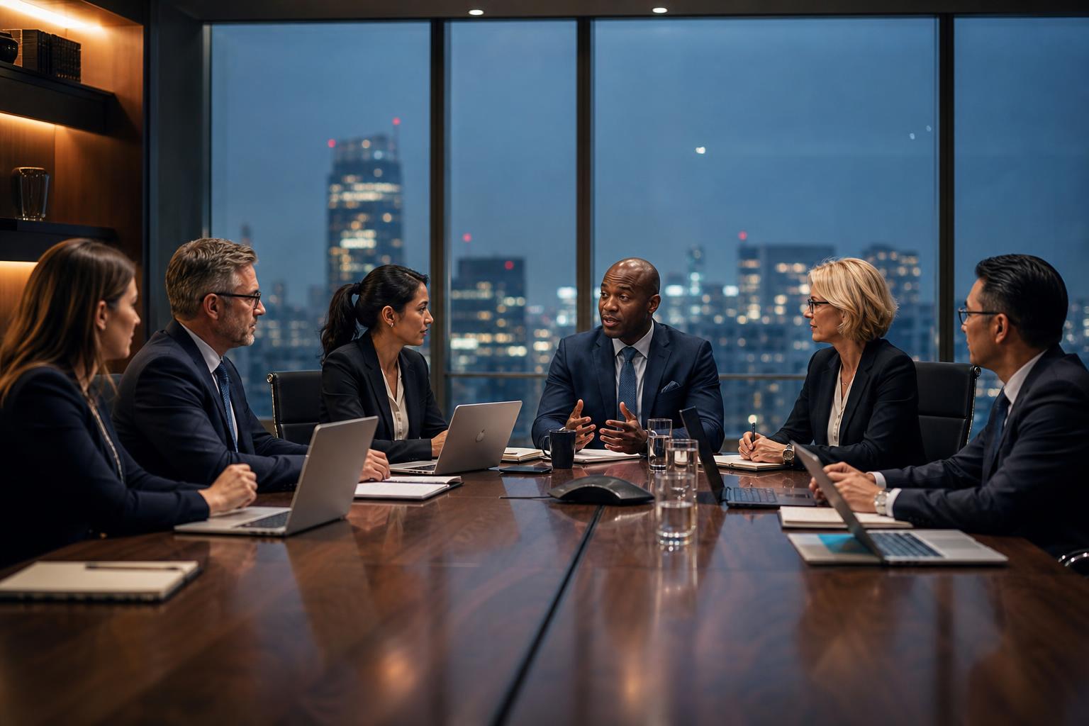 A3S Global Solutions team in a business meeting